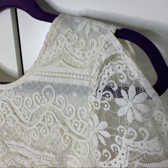 Dolce Vita Cold Shoulder Lace Mini Dress - Picture 2 of 16